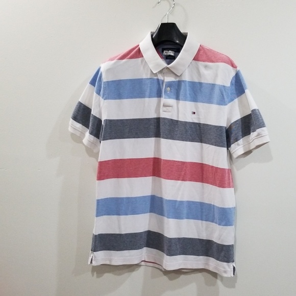 Tommy Hilfiger men's multi color custom fit shirt - Picture 4 of 8